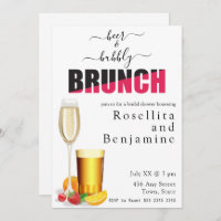 Beer and Bubbly Brunch Couples Shower