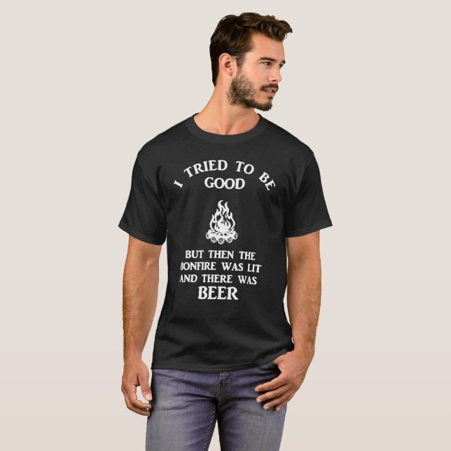 Beer And Camping Shirt (Front Full)
