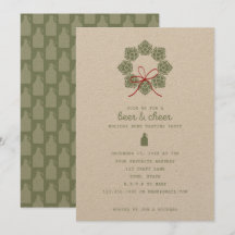 Beer And Cheer Holiday Party Invitation