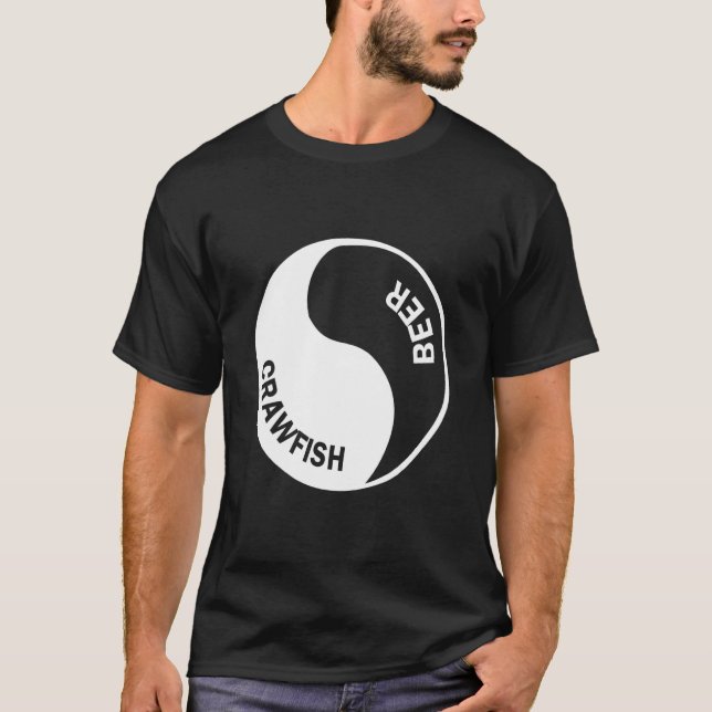 Beer And Crawfish  Graphic Design T-Shirt (Front)