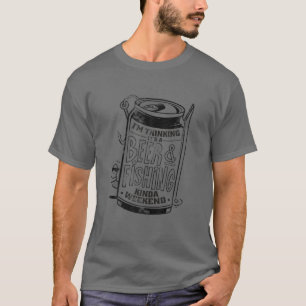 Beer And Fishing - Funny Fishing Fisherman Beer Lo T-Shirt