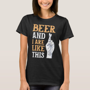 Beer And I We Are So Beer Drinkers Men Malle Festi T-Shirt