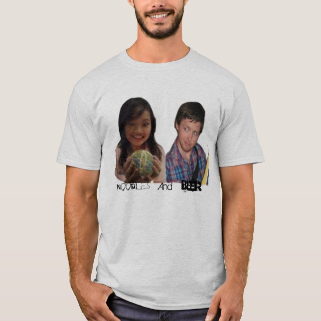 Beer and Noodles, T-Shirt (Front)