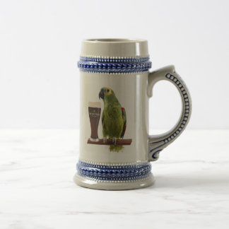 Beer and Parrot Stein