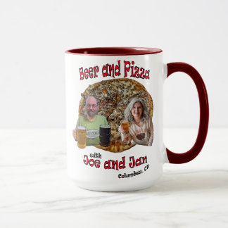 Beer and Pizza with Joe and Jan - Mug