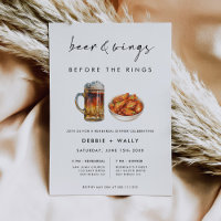 Beer and Wings Before the Rings Rehearsal Dinner
