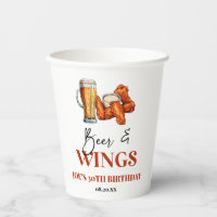 Beer and Wings Birthday Party
