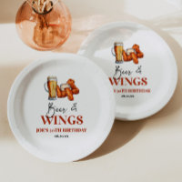 Beer and Wings Birthday Party