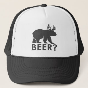 beer  bear black & white hat Lighthouse Route"