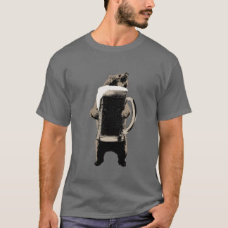 Beer Bear Funny Drinking T-Shirt
