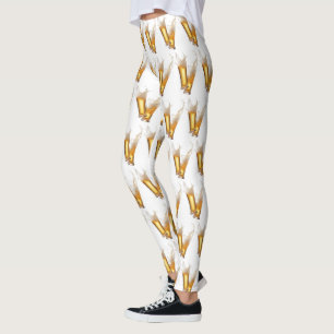 **BEER BEER AND MORE BEER** FUNNY LEGGINGS