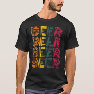 Beer Beer Beer Vintage Perfects Day With Beer  Hol T-Shirt