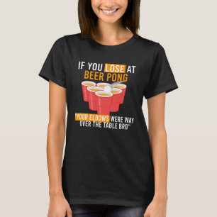 Beer beer pong party for beer pong drinking game T-Shirt