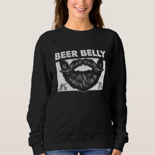 Beer Belly Daddy Lifestyle Dad Habits Beer  Drinki Sweatshirt
