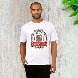 Beer Best Quality Craft Brew Badge T-Shirt