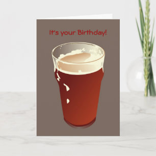 Beer Birthday Card