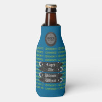 Beer Bottle Cap/Bottle Opener Blue/Yellow on Grey