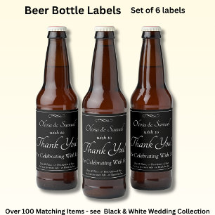 Beer Bottle - Food and Beverage Label Set
