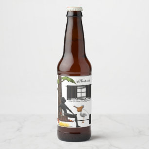 Beer Bottle Label By James Michael Miller