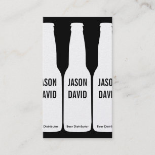 Beer Bottles (golden) Business Card