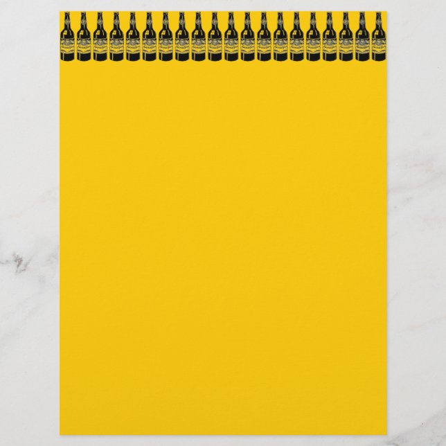 Beer Bottles Letter Head (Front)