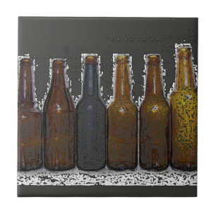 Beer Bottles Tile