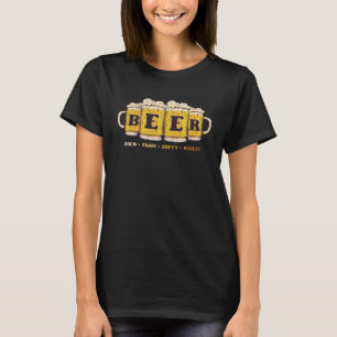 Beer Brew Enjoy Empty Repeat Personality Beer T-Shirt