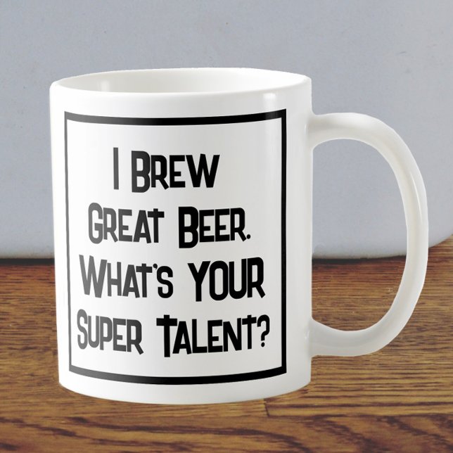 Beer Brewer Super Talent. Two Tone Coffee Mug (Creator Uploaded)