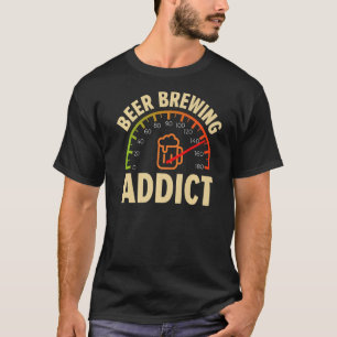 Beer Brewing Addict Homebrewing Malt Hop Craftbeer T-Shirt