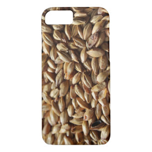 Beer brewing malted barley grains background Case-Mate iPhone case