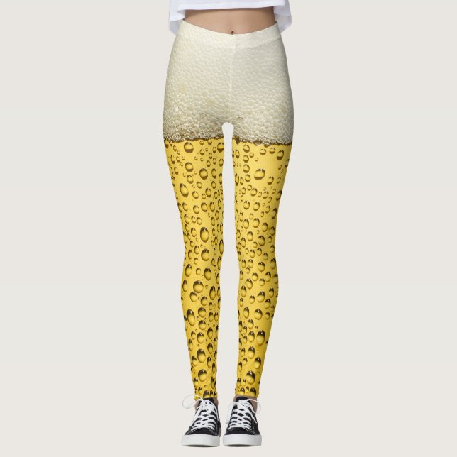Beer Bubbles 1 Leggings (Front)