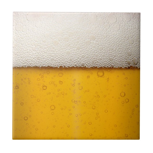 Beer Bubbles Background Pattern Tile (Front)