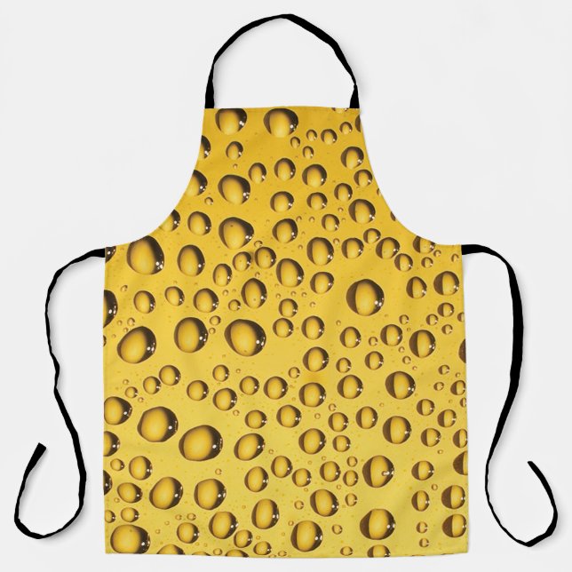 Beer Bubbles Beer Making Micro Brewing Beer Lover Apron (Front)