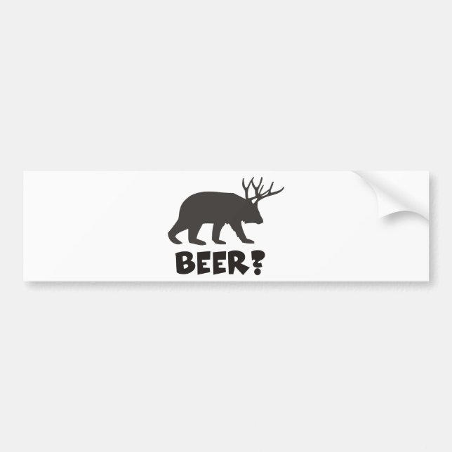 beer ? bumper sticker (Front)