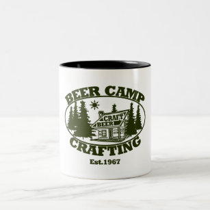 Beer Camp Crafting Est.1967 Two-Tone Coffee Mug
