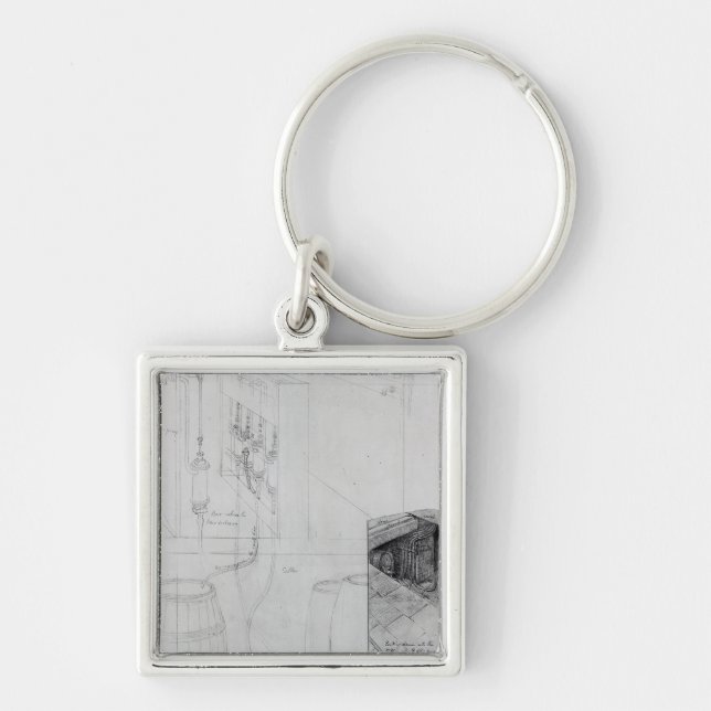 Beer Cellar equipment, 1825 Key Ring (Front)