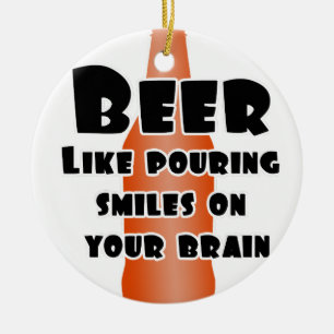 Beer Ceramic Tree Decoration