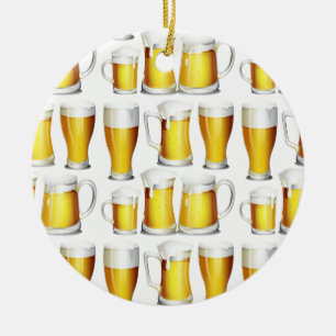 Beer Ceramic Tree Decoration