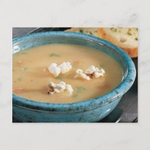 Beer Cheese Soup Recipe Postcard