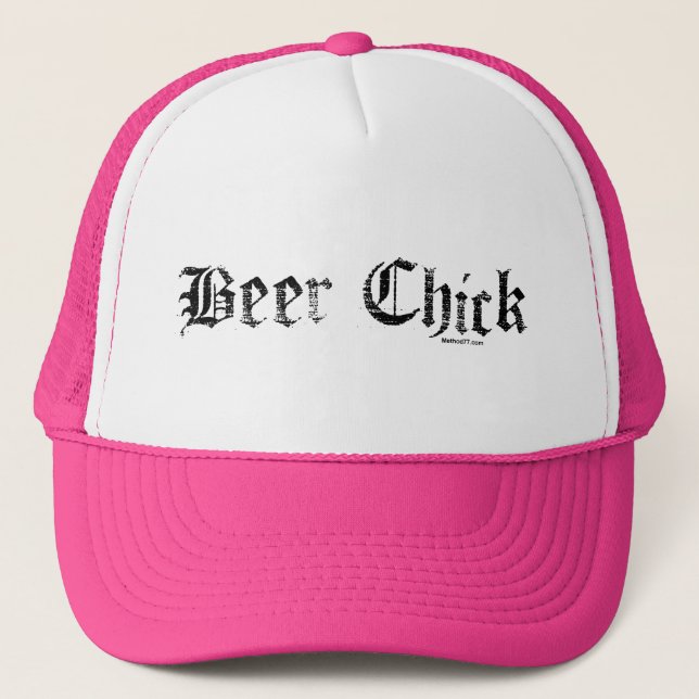 Beer Chick Trucker Hat (Front)