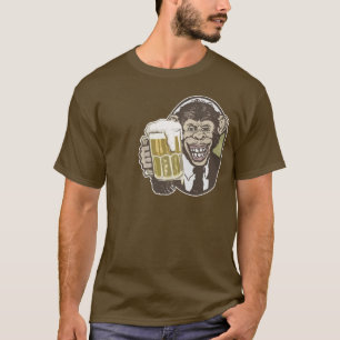 Beer Chimp by Mudge Studios T-Shirt