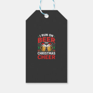 Beer Christmas Cheer Holiday Drinking Gift Tags