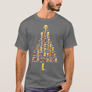 Beer Christmas Tree T-Shirt
