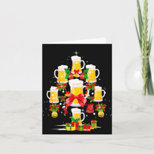 Beer Christmas Tree Xmas Pajama Ornament Decor T S Card