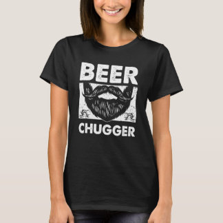 Beer Chugger Dad Beer  Daddy Drinker Drinking T-Shirt