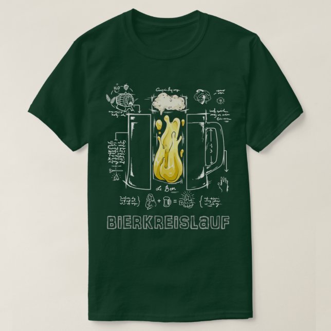 Beer Circuit Beer Drinking And Circuit Discovering T-Shirt (Design Front)