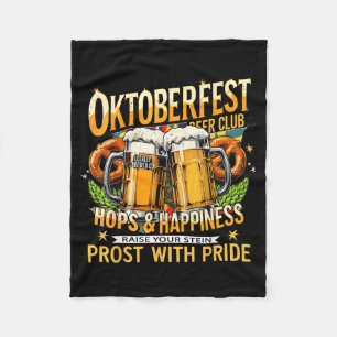 Beer Club Prost With Pride Gift Drinking Team  Fleece Blanket