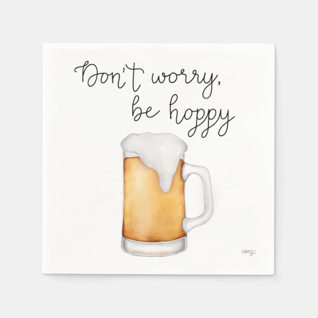 Beer Cocktail Napkin (Front)
