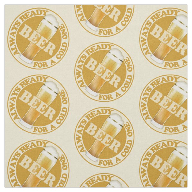 BEER custom fabric (Swatch)