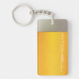 BEER custom name key chain